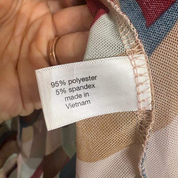 Lane Bryant Veronica Palm Classic Open-Front Mesh Kimono Sz 26/28 NWT - Picture 6 of 12